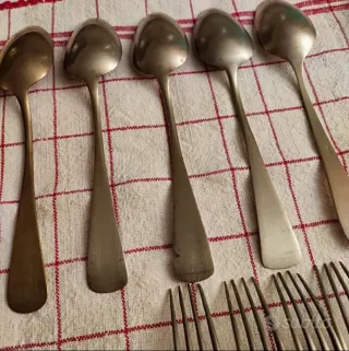 Posate antiche in alpacca