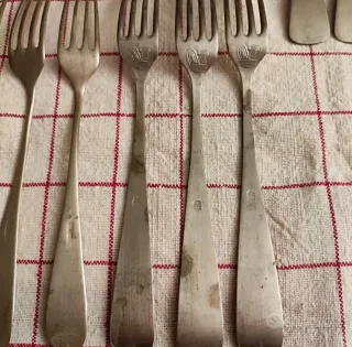 Posate antiche in alpacca