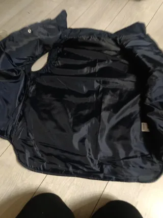 Chaleco de trabajo azul con bolsillos + jersey