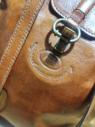 Borsa The Bridge in pelle marrone 1990 originale