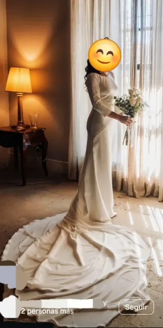 Vestido de Novia Espectacular Blanco