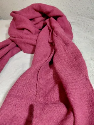 Bufanda Maxi Chal Fucsia Oscuro 100% Acrílico