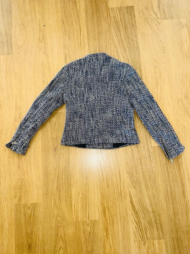 Chaqueta Easy Wear azul y gris