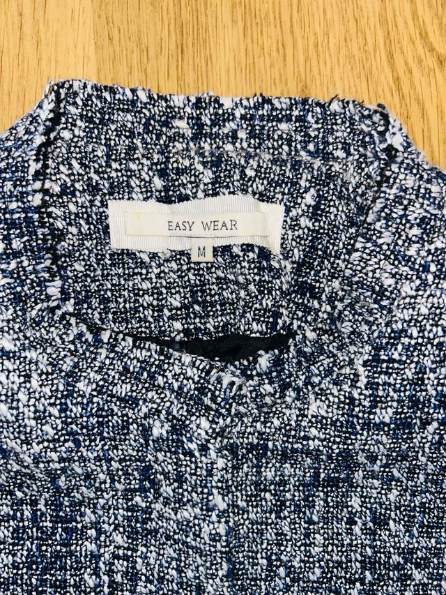 Chaqueta Easy Wear azul y gris