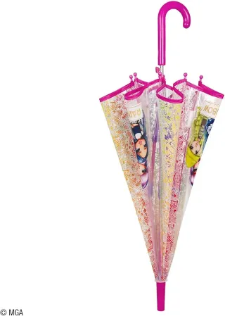 Paraguas Transparente Niña Rainbow High 74cm