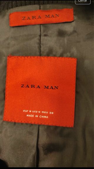 Abrigo/Gabardina de Zara talla M