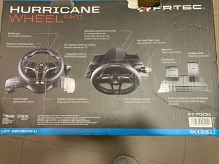 Volante FR-TEC Hurricane Wheel MKII con pedales