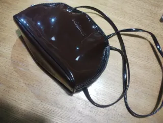 Borsa marrone lucida Baldinini originale