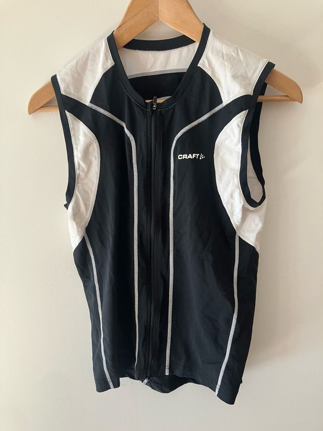 Chaleco Craft Negro y Blanco