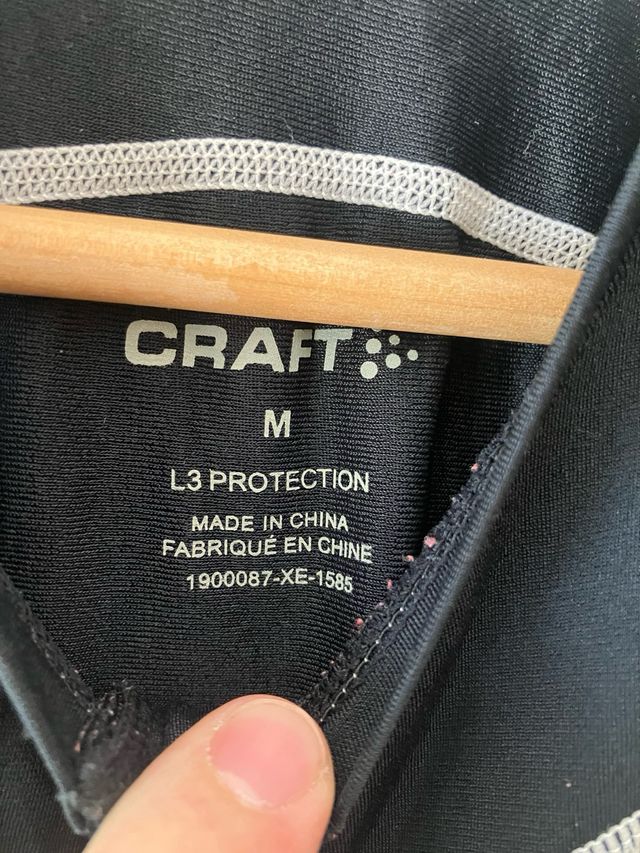 Chaleco Craft Negro y Blanco