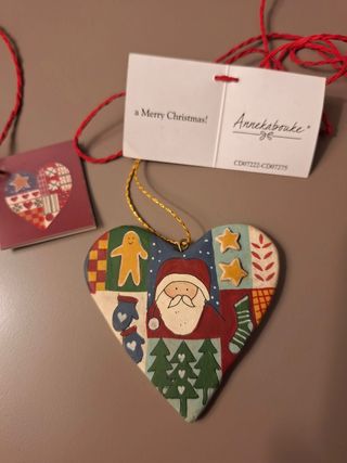 Decorazione Cuore Natale Annekabouke