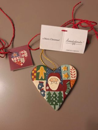 Decorazione Cuore Natale Annekabouke