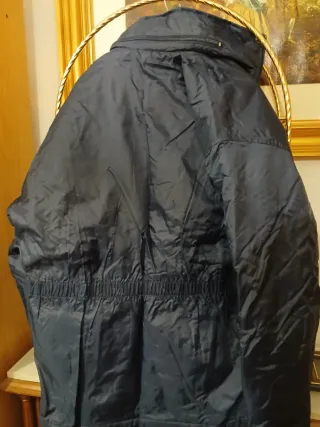 Parka caballero azul
