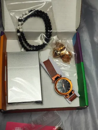 Lote 6 relojes mujer oro y plata