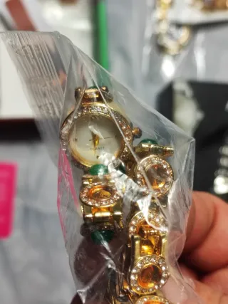 Lote 6 relojes mujer oro y plata