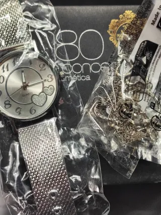 Lote 6 relojes mujer oro y plata