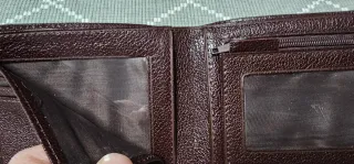 Cartera de hombre marrón