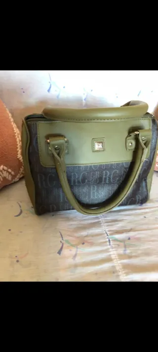 Bolso George Reich Marrón y Verde