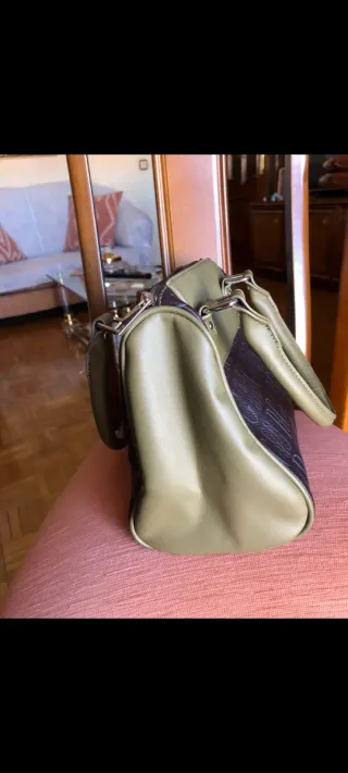 Bolso George Reich Marrón y Verde