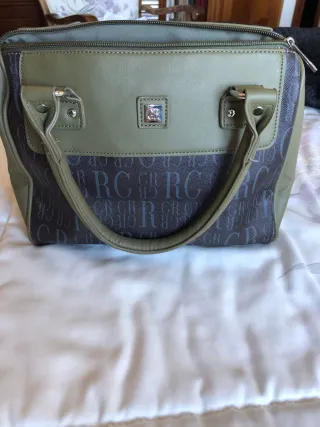 Bolso George Reich Marrón y Verde