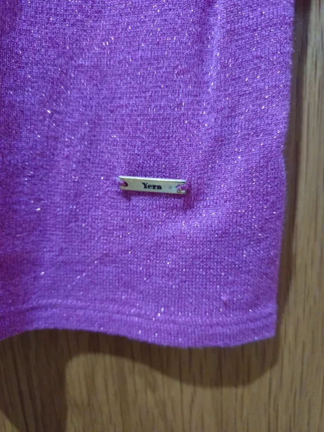 Sudadera brillante manga 3/4. Super suave y cómoda