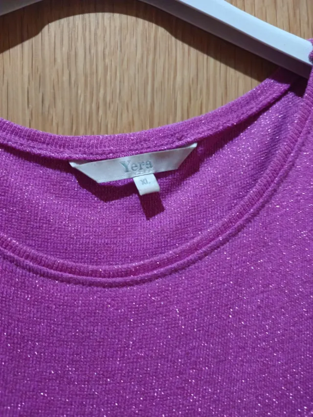 Sudadera brillante manga 3/4. Super suave y cómoda