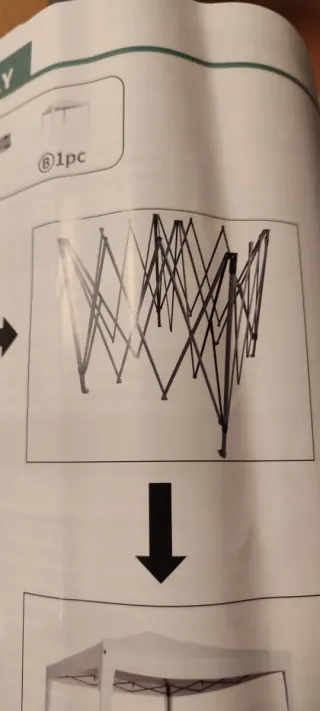 Gazebo richiudibile 4x4