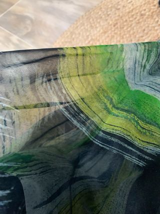 Vestido fiesta corto estampado