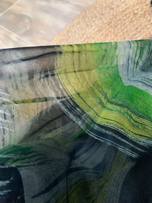 Vestido fiesta corto estampado