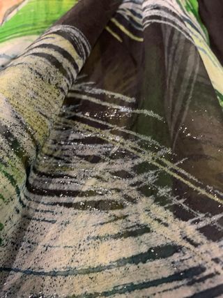 Vestido fiesta corto estampado