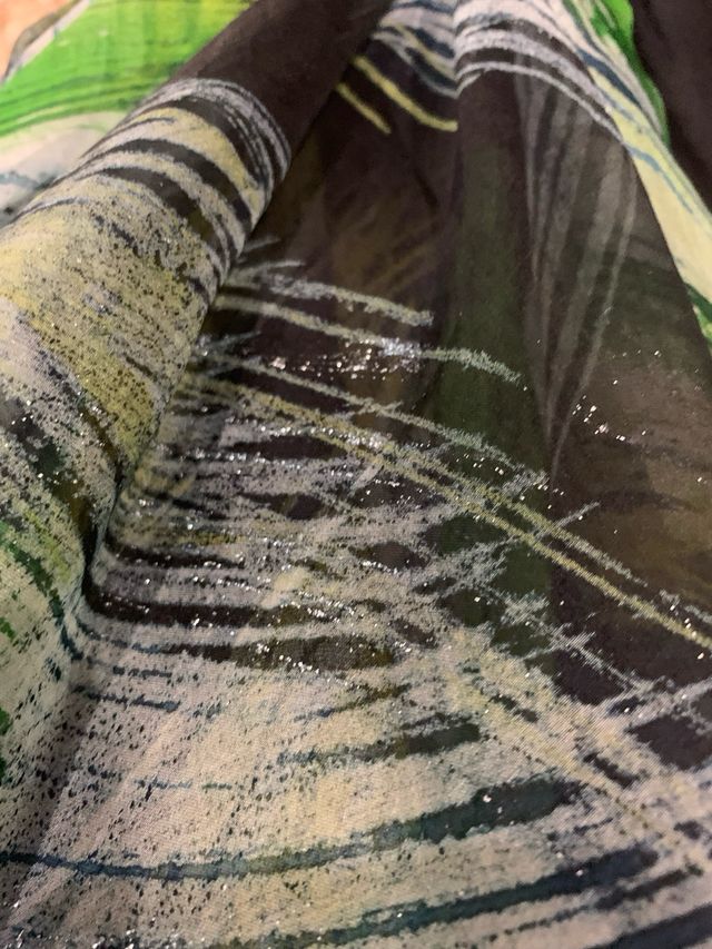 Vestido fiesta corto estampado