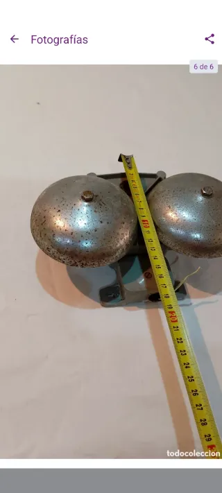 Timbre ANDISA Doble Campana 1982