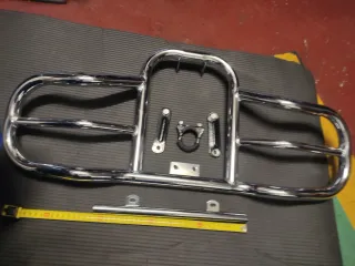 Protección Motor Moto Cromada