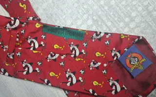 Corbata Roja Piolin y Silvestre