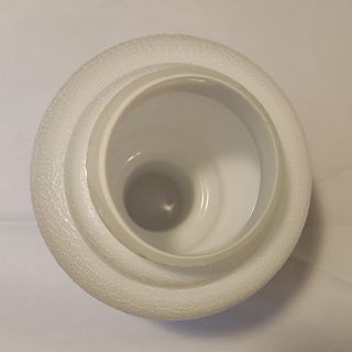 Tulipano opalino vintage per lampadario