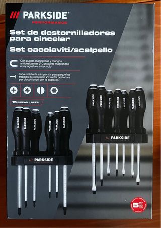 Set de Destornilladores para cincelar (Parkside).