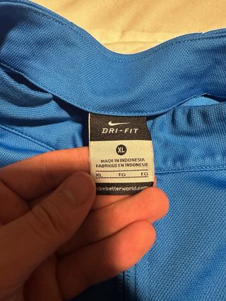 Chaqueta FC Barcelona Nike Azul y Dorado