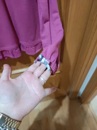 Sudadera/camiseta manga larga con volantes