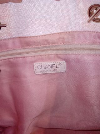 Bolso Chanel Beige y Negro