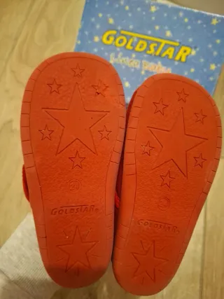 Pantofole Goldstar n.24 rosse