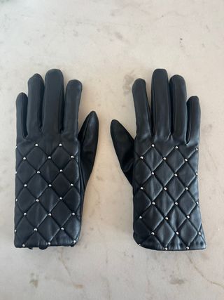 Guantes negros Mango