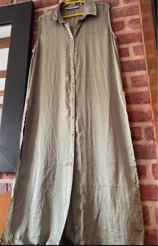 Vestido de playa bordado floral talla única