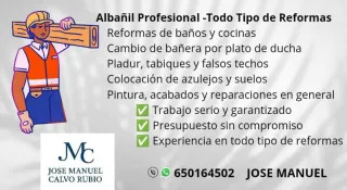 Servicio de albañil.