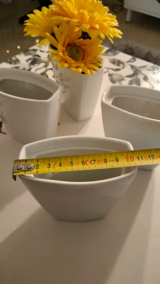 Set 13 Portafiori Bianchi