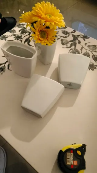 Set 13 Portafiori Bianchi