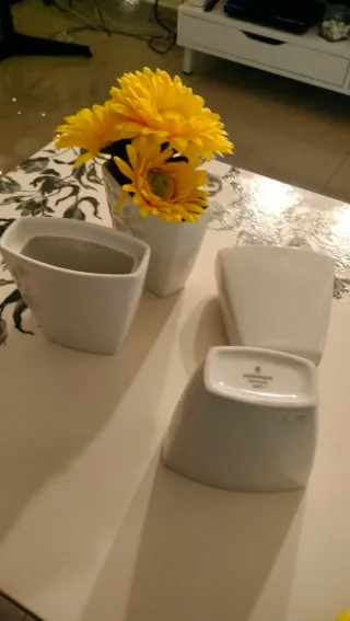 Set 13 Portafiori Bianchi