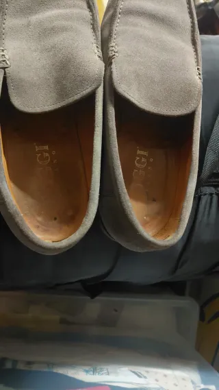 Scarpe scamosciate Boggi Milano Tg 40 (misura 6)