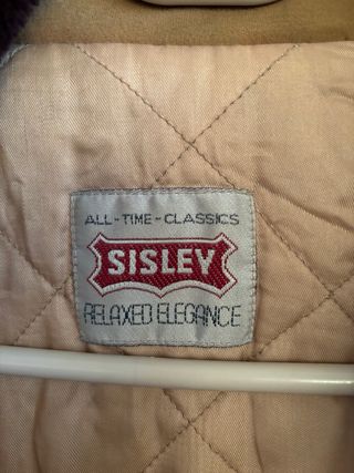Giacca Sisley vintage donna cammello