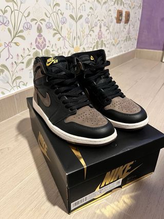 Nike Air Jordan 1 Black Brown Puestas 4 veces