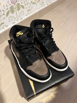 Nike Air Jordan 1 Black Brown Puestas 4 veces